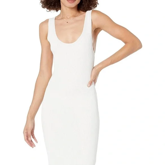 nadia tiered midi dress Ramy Brook Nadia Printed Midi Dress in Blue Stripe